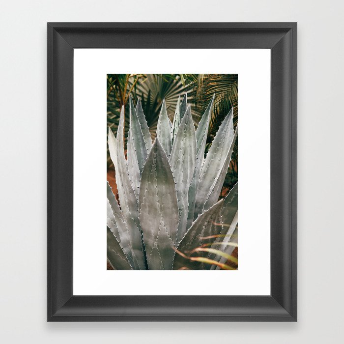 Deep Agave Framed Art Print