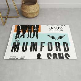 mumfords sons tour 2022 masapril Area & Throw Rug