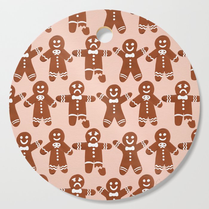 Gingerbread Men – Blush Palette Cutting Board