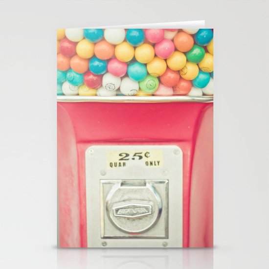 Rainbow Bubblegum Stationery Cards