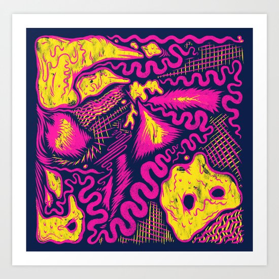 Pink Nights Art Print