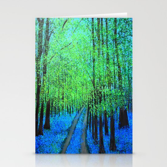 Bluebell woods Stationery Cards