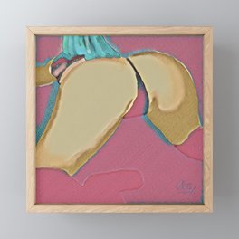 Pink Khalifa Framed Mini Art Print