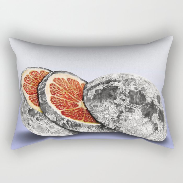 In which there is a mandarin in the moon Rectangular Pillow