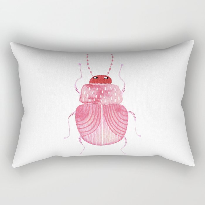Sarcastic Beetle Rectangular Pillow