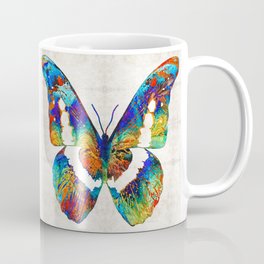 Colorful Butterfly Art by Sharon Cummings Coffee Mug