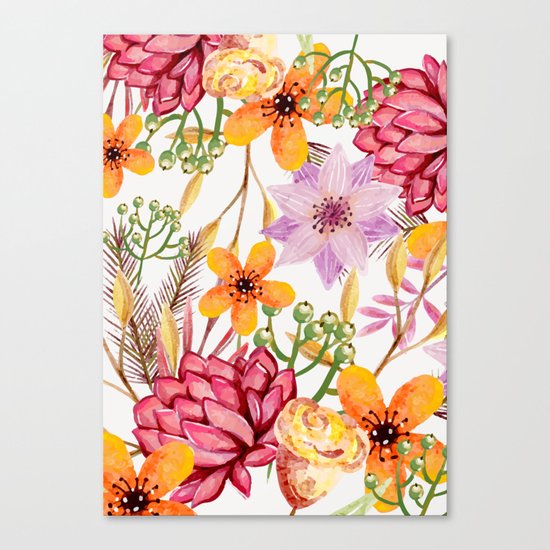 Flowers -a11 Canvas Print