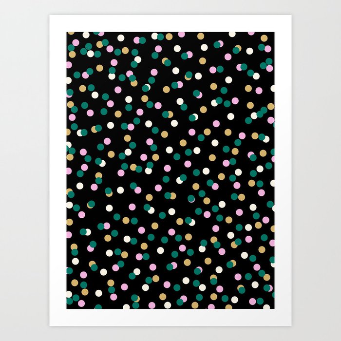 Polka Dot Pattern Art Print