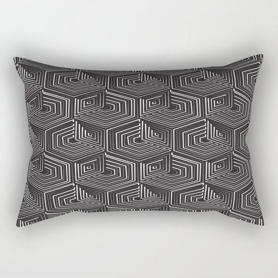 Long Train Running Rectangular Pillow