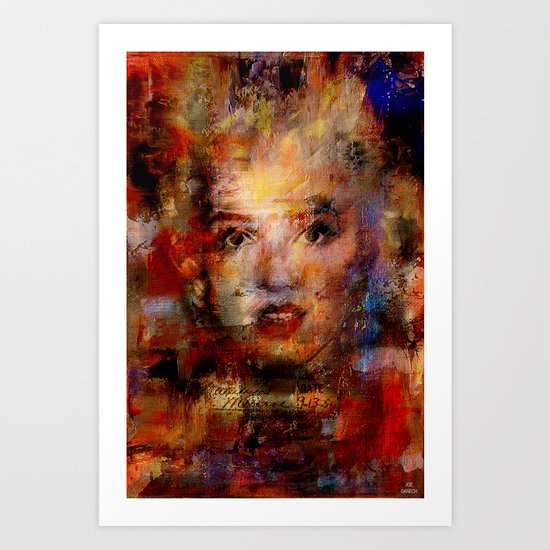 Once upon a time Marilyn Art Print