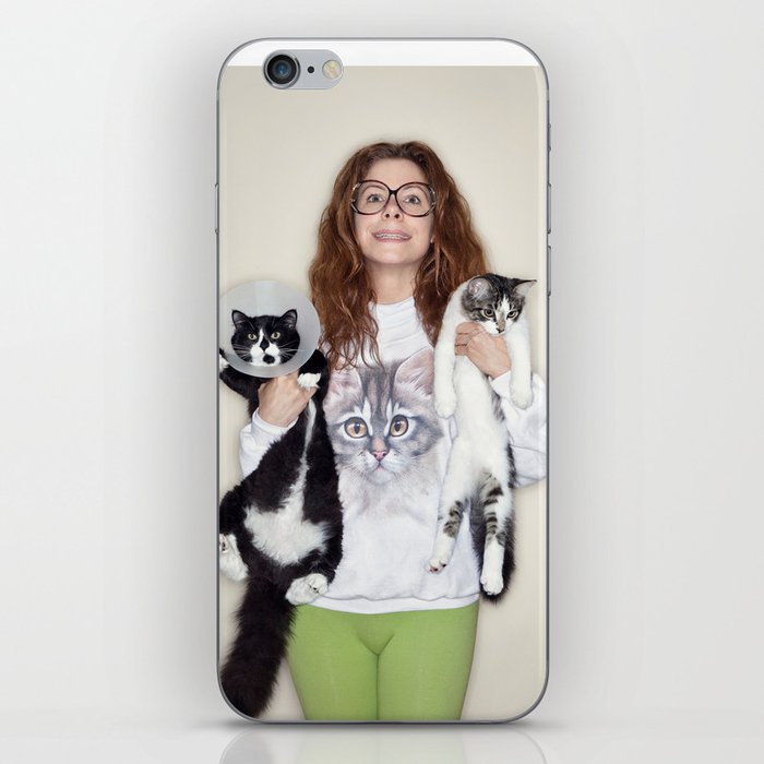 Crazy Cat Lady iPhone Skin