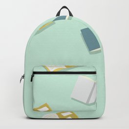 Colorful Books Vector Pattern Backpack