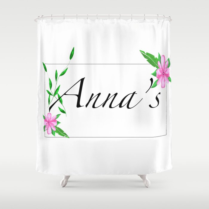 Personalised Gift Ideas Names Anna S Shower Curtain By