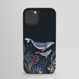 Whales and Coral iPhone Case