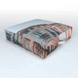 Spain Photography - Downtown In Madrid Outdoor Floor Cushion