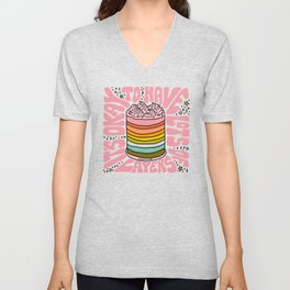 Lots of Layers V Neck T Shirt