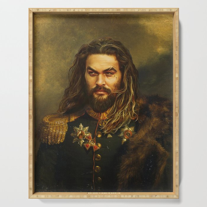 Jason Momoa - replaceface Serving Tray