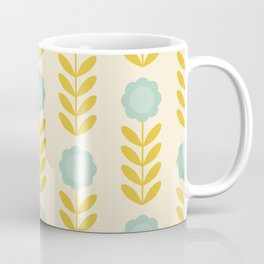 Nia Pattern IV - Retro Flowers Series Coffee Mug