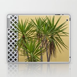 Palm meets Yellow Wall #1 #wall #art #society6 Laptop Skin