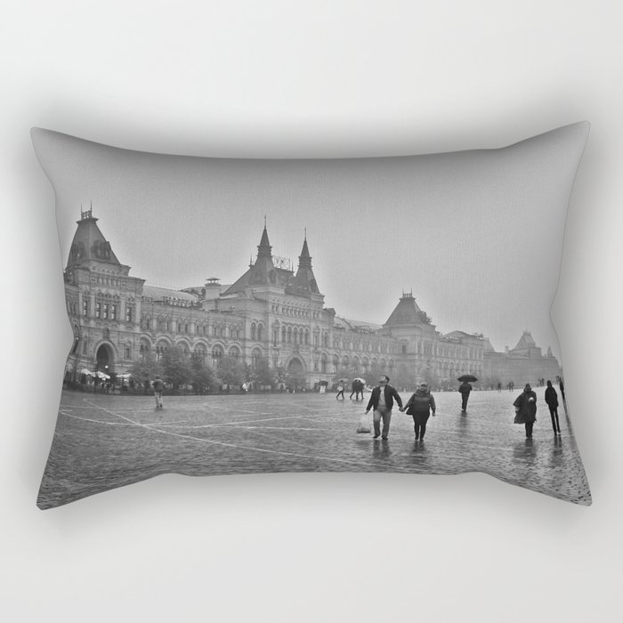 Red Square2 Rectangular Pillow