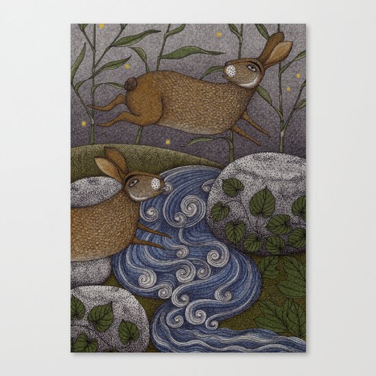 Swamp Rabbit's Reedy River Race Canvas Print