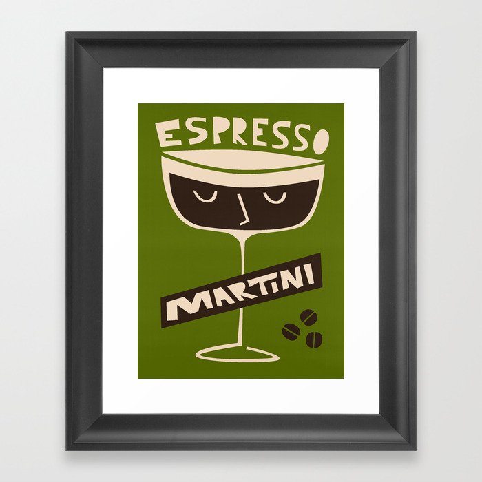 Espresso Martini Framed Art Print