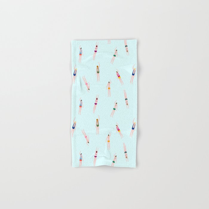 Swimmers in the pool Hand & Bath Towel