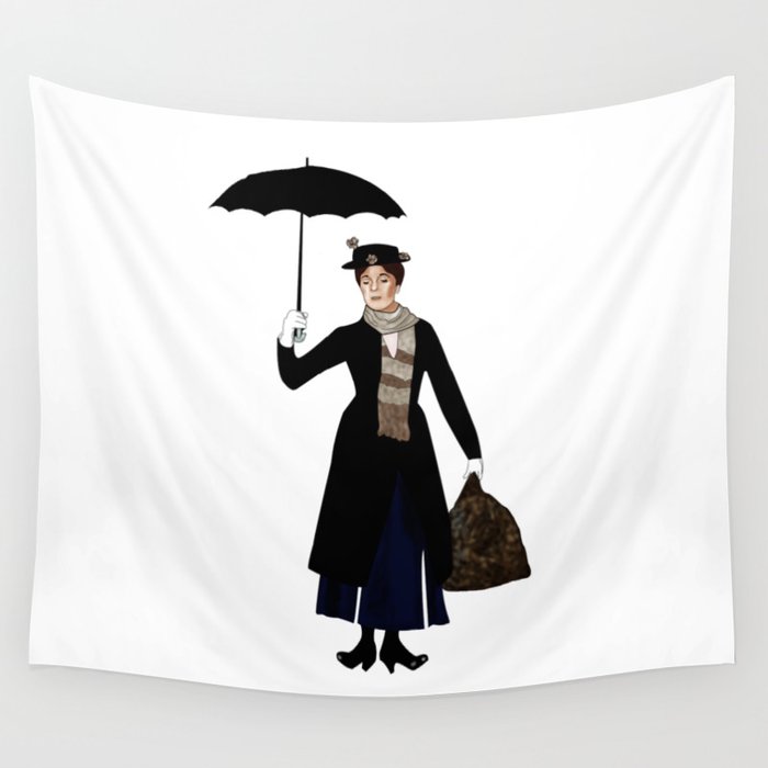 Mary Poppins Wall Tapestry