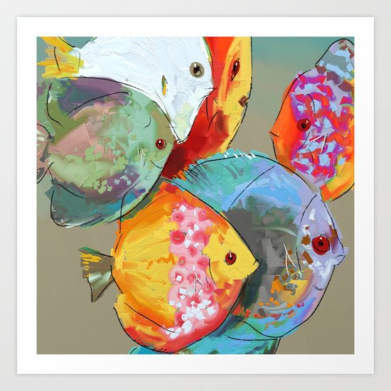 Fish out of Water Art Print