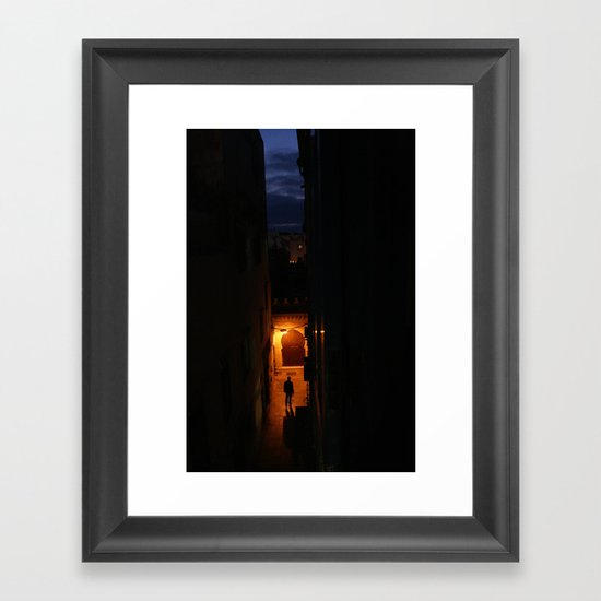 Silent night Framed Art Print