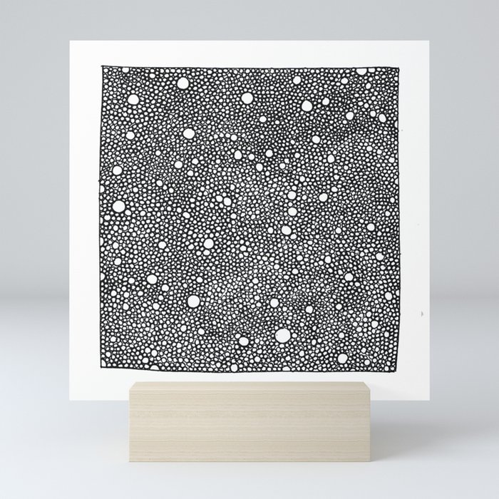 Black-and-white: Fresh air Mini Art Print