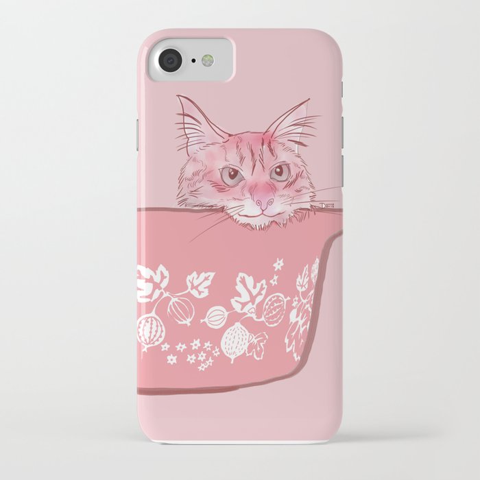 Cat in Bowl #1 iPhone Case