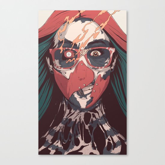 SELF ✖ INFLICTED Canvas Print
