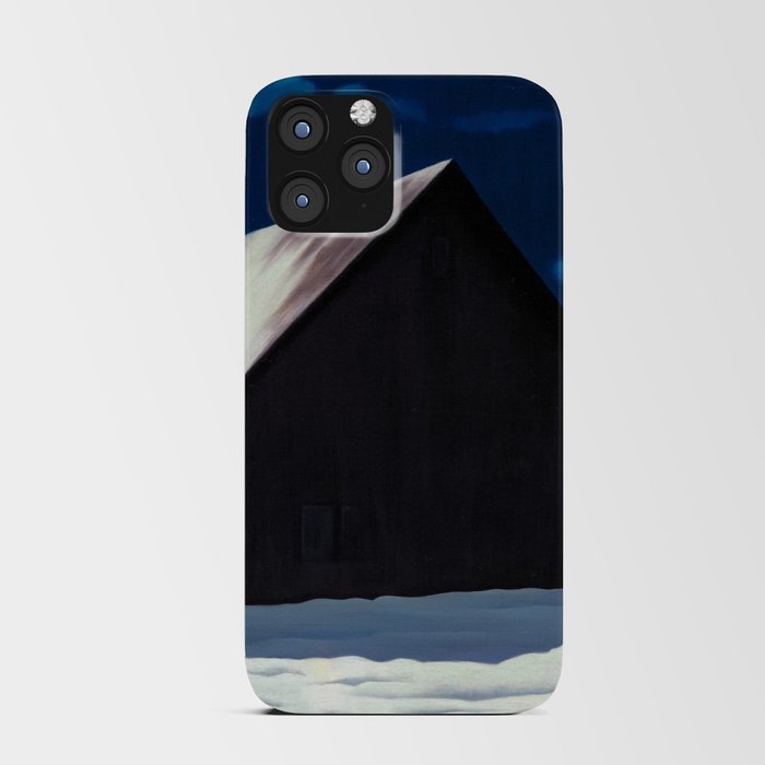 January Full Moon, 1941 by George Copeland Ault iPhone Card Case
