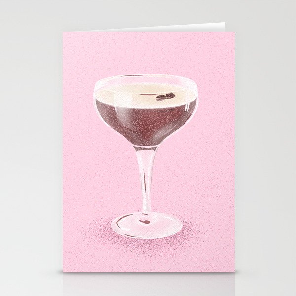 Espresso Martini Stationery Cards