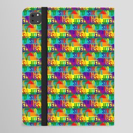 I Have Absolutely No Desire To Fit In Rainbow Colored Pattern iPad Folio Case