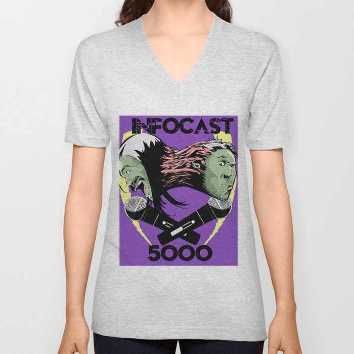 Infocast 5000 V Neck T Shirt