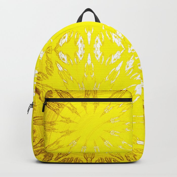 Yellow Color Burst Backpack