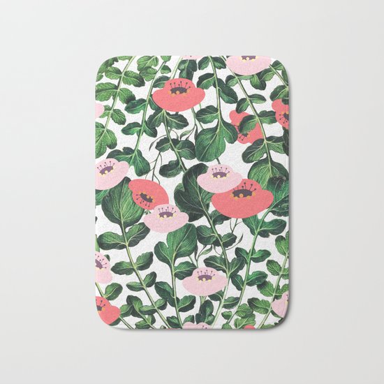 Parsnip & Poppies #society6 #decor #buyart Bath Mat
