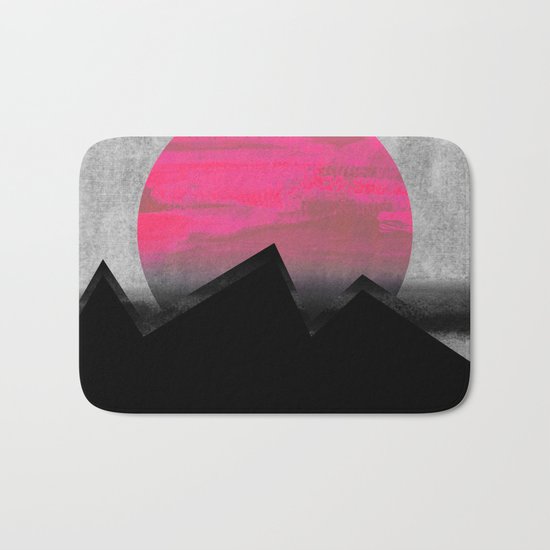 Pink Sun Bath Mat