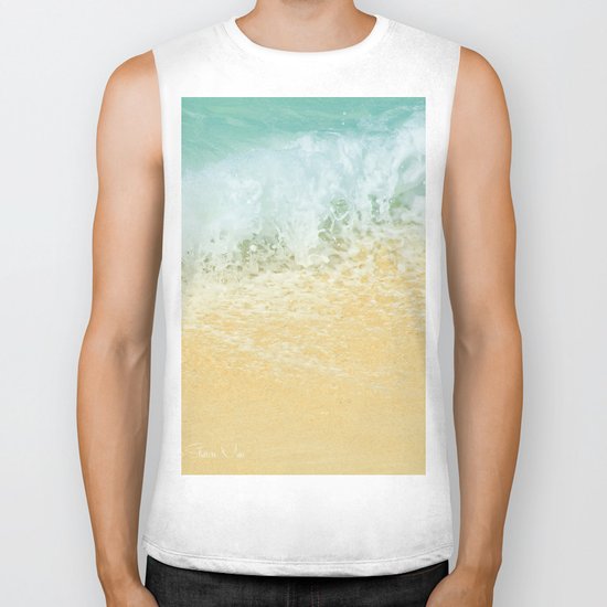 Kite Beach Ocean Splash Biker Tank