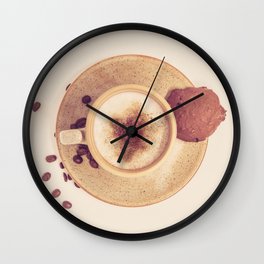 Vintage Coffee Love Photography Wall Clock