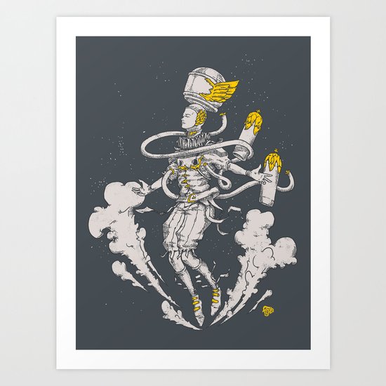 Vasto Cosmonaut Art Print