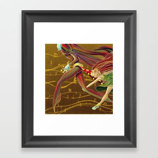 Wait for me! Framed Art Print