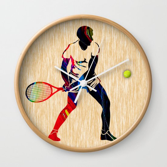 Tennis Wall Clock