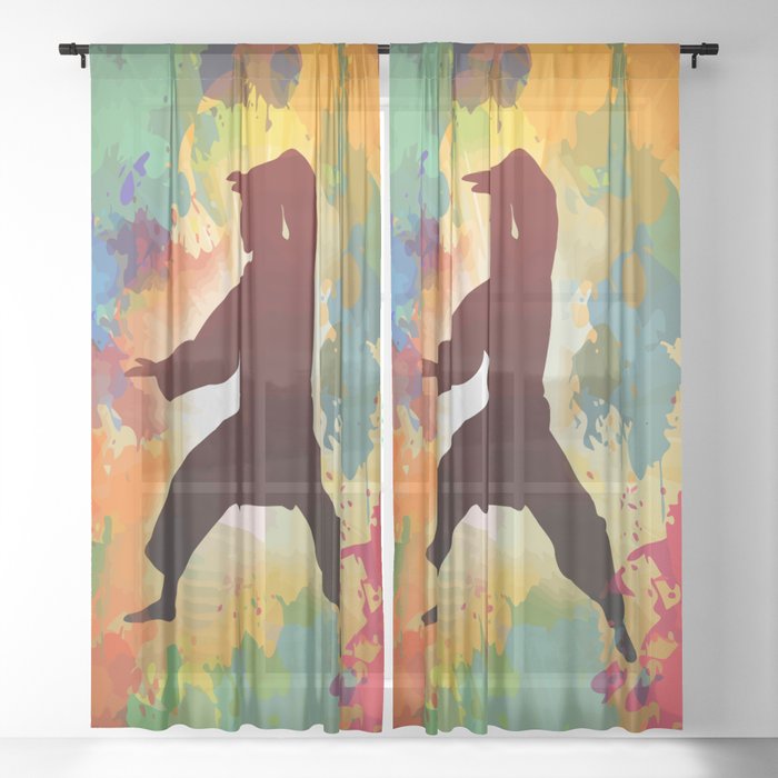 Tai Chi Sheer Curtain