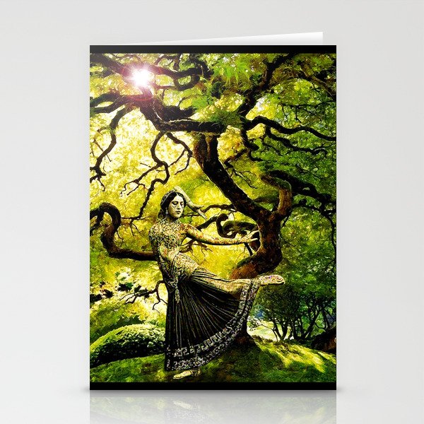 Beneath The Bodhi Tree Stationery Cards By Musashimixinq Society6
