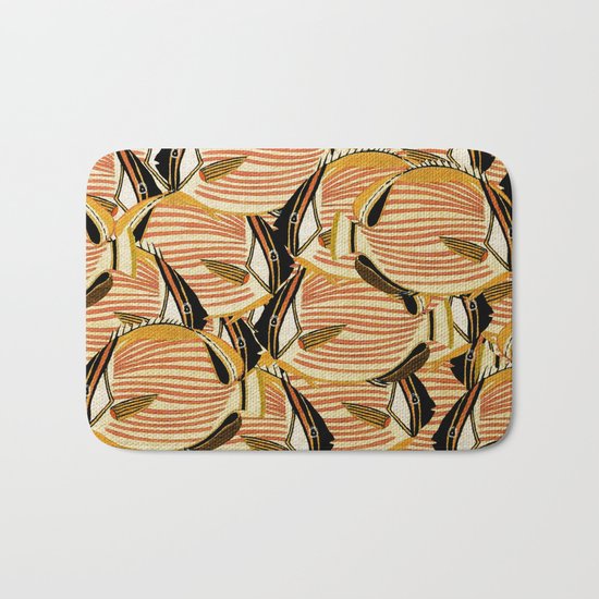 Crowd Fish 5 Bath Mat