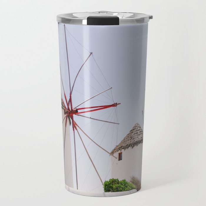 Mykonos windmills Travel Mug