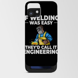 Welding Helmet Machine Welder Worker iPhone Card Case